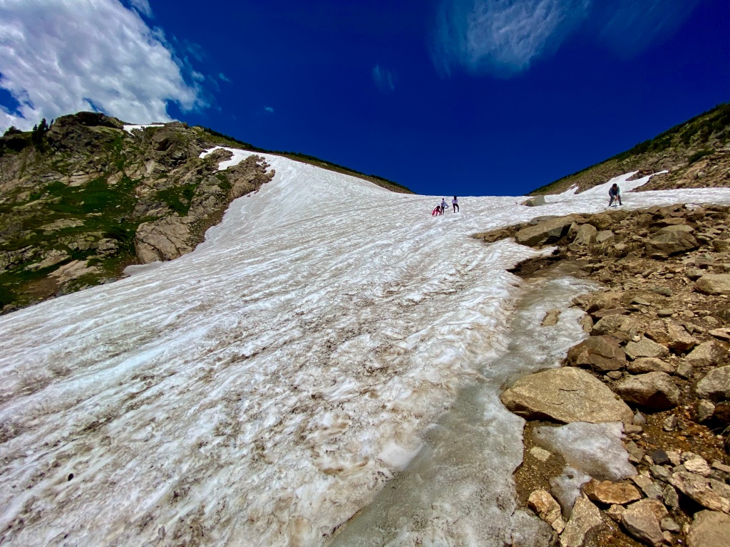 Looking up St. Mary's Glacier 